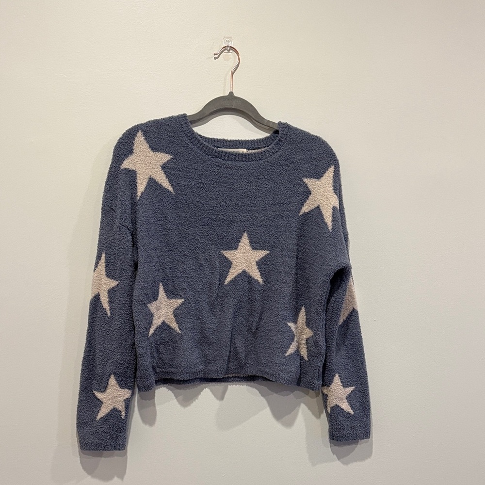 moon & madison Blue Star Sweater